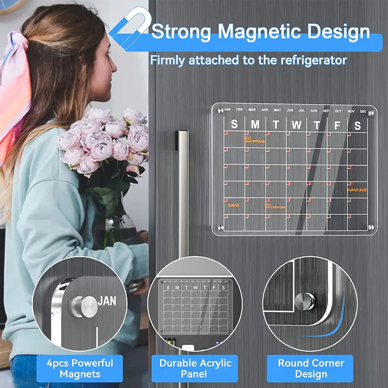 BowLift | Magnetic Acrylic Calendar