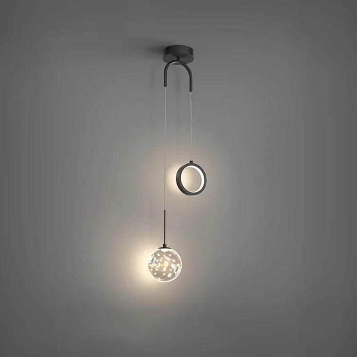 BowLift | Modern LED Pendant Light for Stylish Ambiance in Bedroom and Dining Room