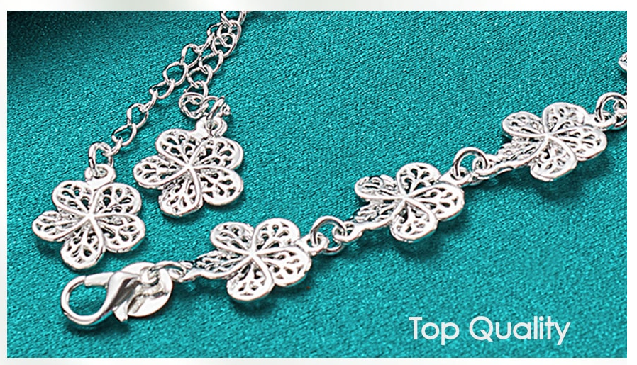 Elegant Silver Filigree Bracelet with Unique Links Bowlift