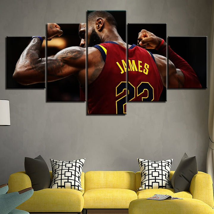 22 James - 5 Piece Canvas Wall Art Painting | Bowlift