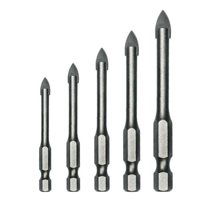 Triangular drill with hexagonal shank made of alloy | Bowlift