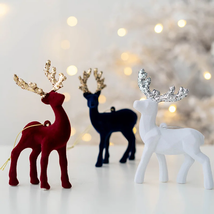BowLift | Sparkling Deer Ornament – Luxury Christmas Decoration for a Festive Atmosphere