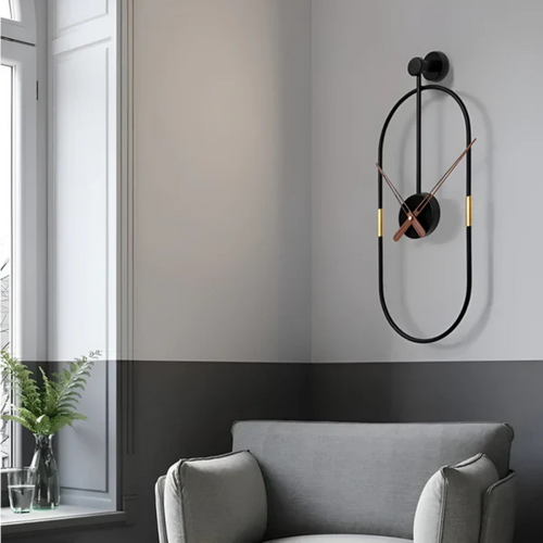 BowLift | Large Wall Clock Quintessence of Minimalism