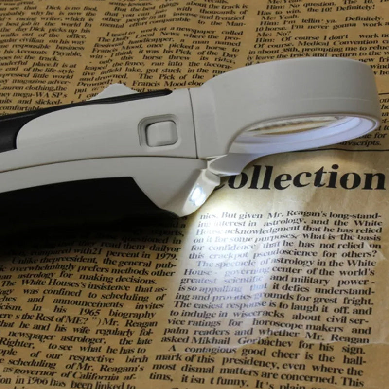 BowLift | 20X optical magnifying glass with LED light