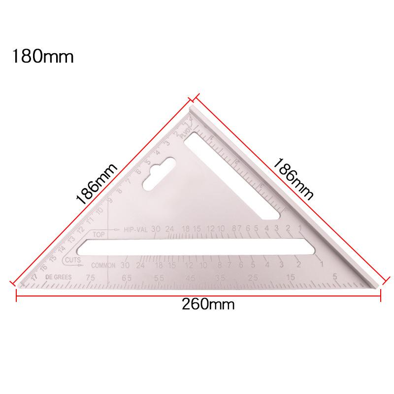 BowLift | Aluminum alloy triangle and square ruler