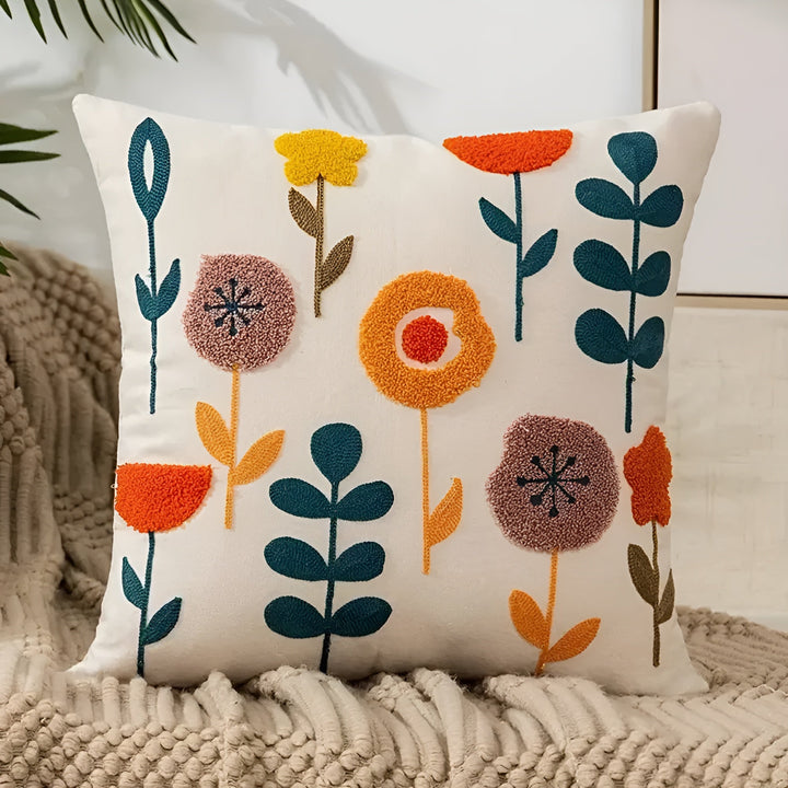Flower Cushion Cover Decorative – Soft and ComfortaBowlifte | Stylish Living Room Decoration | Bowlift