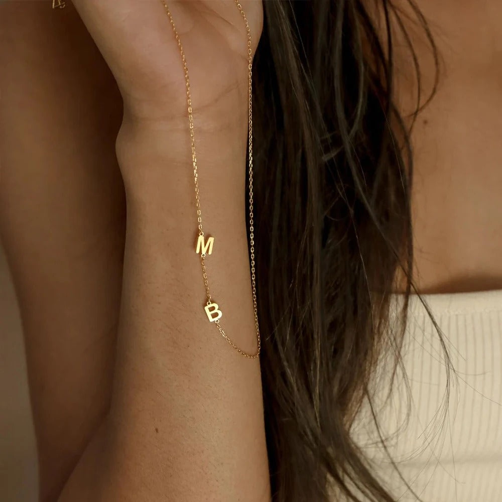 BowLift | Personalized Off Center Letter Necklace