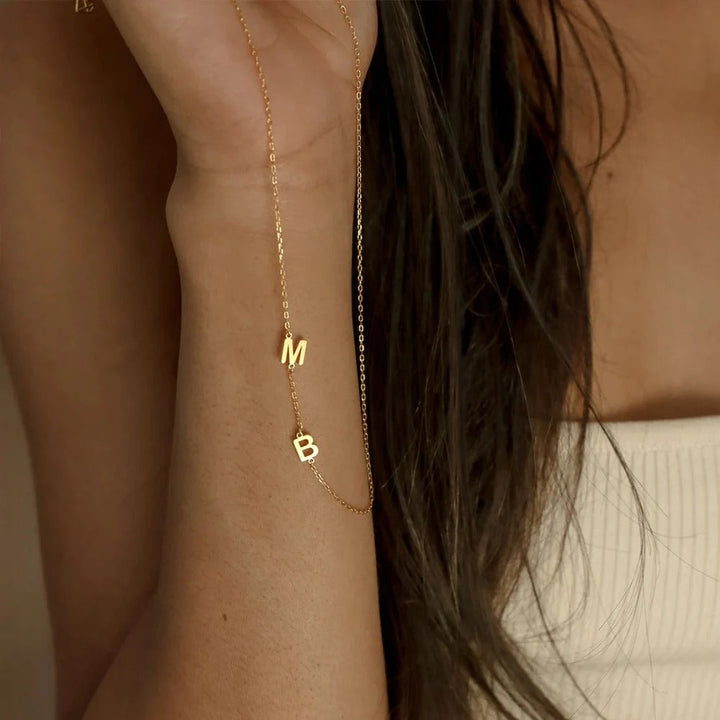 BowLift | Personalized Off Center Letter Necklace