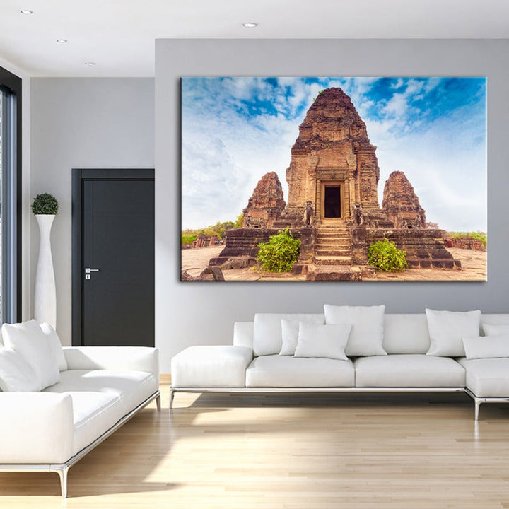 Ancient Temple - Canvas Wall Art Painting | Bowlift