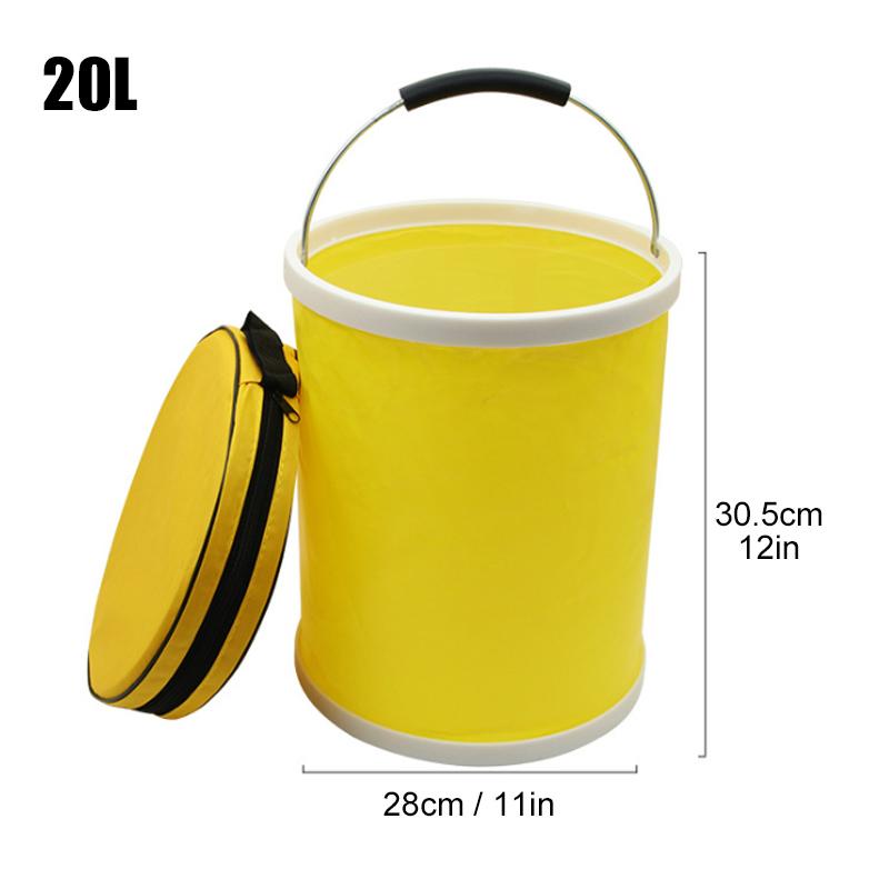 Foldable portable bucket for outdoor fishing | Bowlift