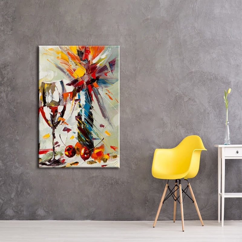 Abstract Summer - Canvas Wall Art Painting | Bowlift