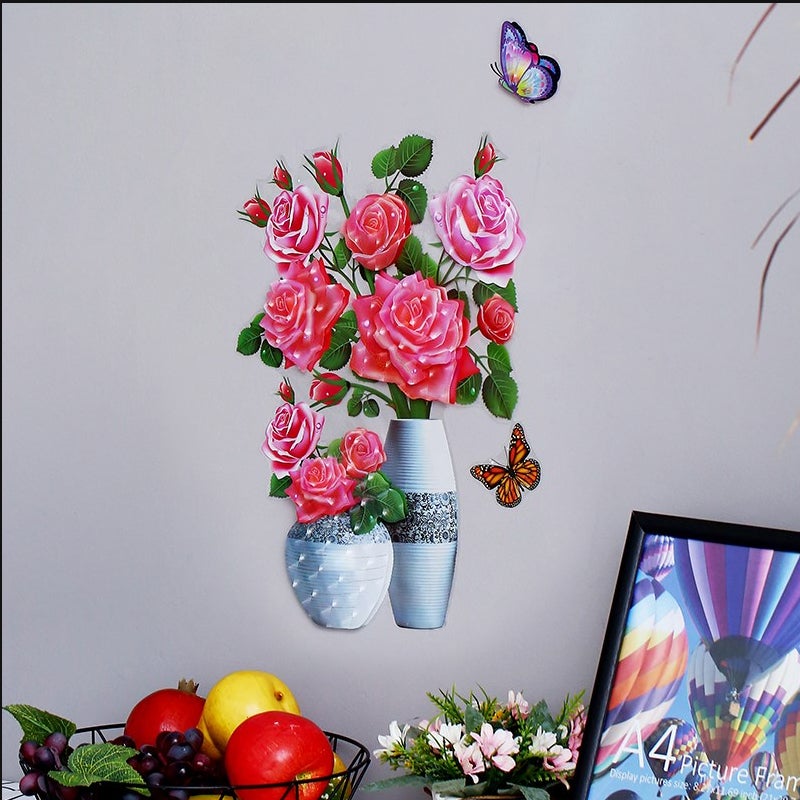 DIY Plant Vase 3D Stereo Stickers Self-Adhesive | Bowlift