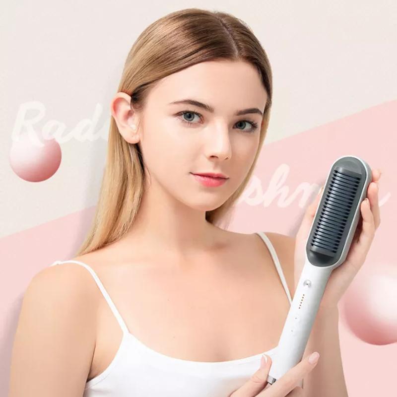 Straightening brush for hair | Bowlift