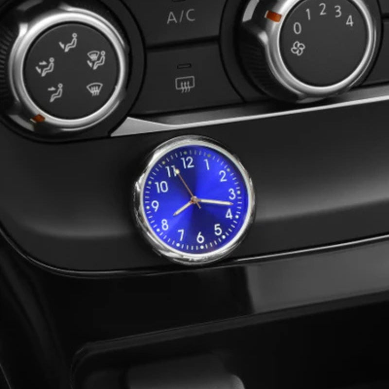 AutoTime Mini Analog Watch – Self-Adhesive and Stylish Design for Car Interior Bowlift
