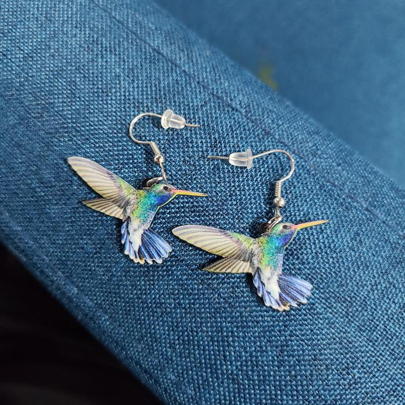 BowLift | Acrylic Drop Bird Earrings