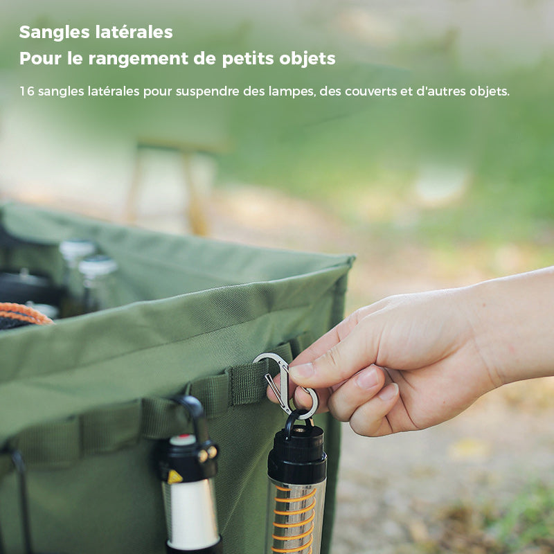 Foldable multifunctional trash can for outdoor use | Bowlift