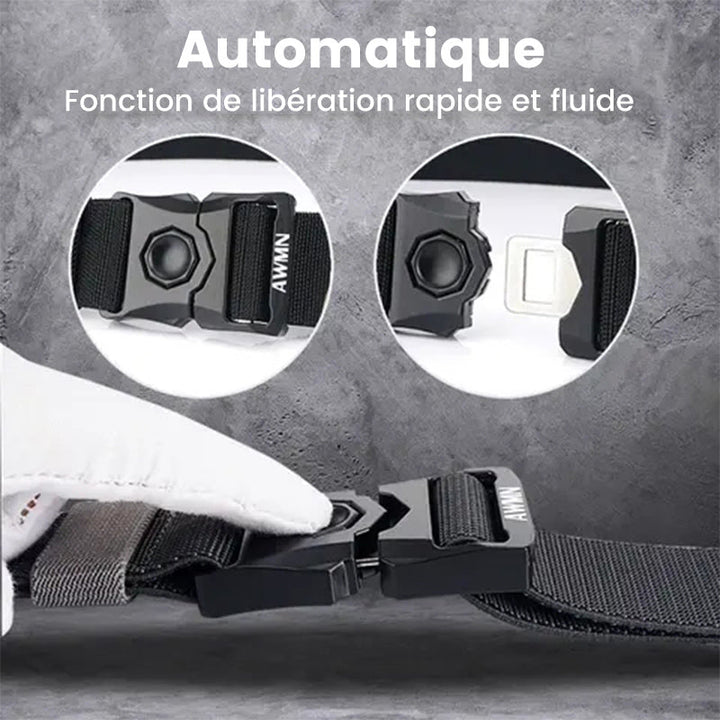 Tactical belt with automatic buckle | Bowlift