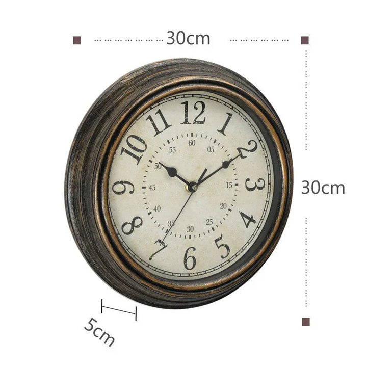 RusticCharm Vintage Wall Clock Bowlift