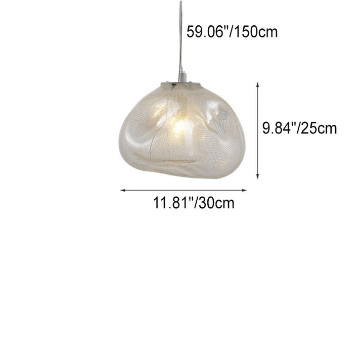 BowLift | CloudNova Glass Pendant Light | Modern Design | Unique Cloud Look | Ambient Lighting