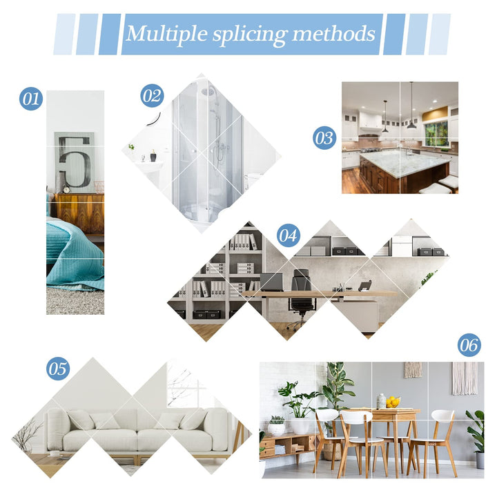 BowLift | 3D Self Adhesive DIY Mirror Wall Sticker
