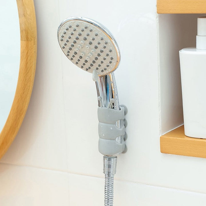 Adjustable Silicone Shower Holder Bracket | Bowlift