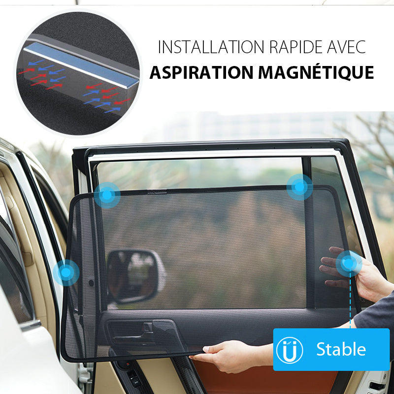 Magnetic holder for car window shade dispenser | Bowlift