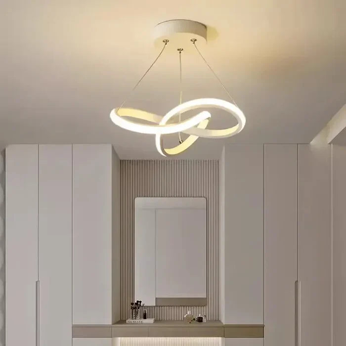 Modern LED Ceiling Lamp - WaveGlow | Bowlift