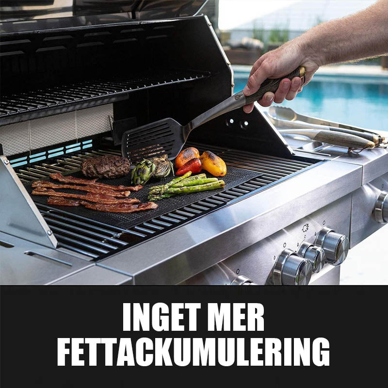 BowLift | Grillfine BBQ Grill net / Grill mat | Non-stick & Reusable | Heat resistant up to 370 °C | For meat, fish & vegetables
