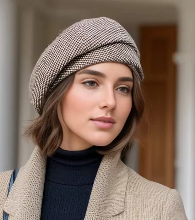BowLift | Women’s Elegant Cap | Parisian Chic Style | Breathable Soft Fabric | One Size