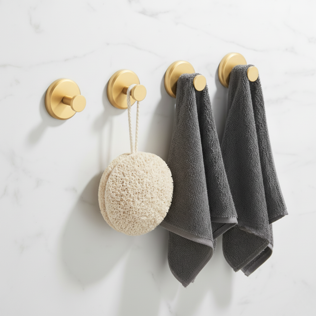 Suction Cup Hooks Without Drilling 2-Piece Set | Bowlift