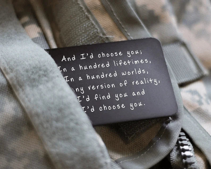BowLift | Anniversary gifts for couples, long-distance use wallet card for him