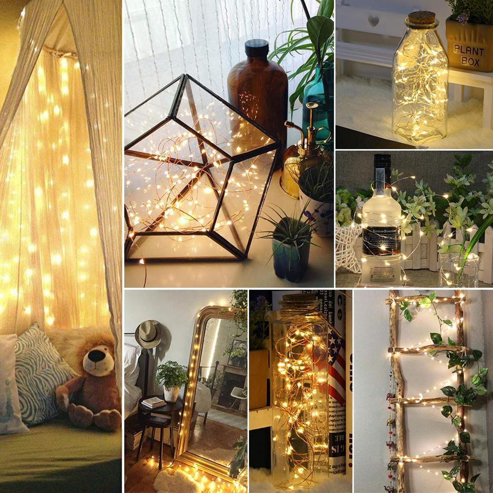 5 pieces LED bottle light night light made of cork gift decoration | Bowlift