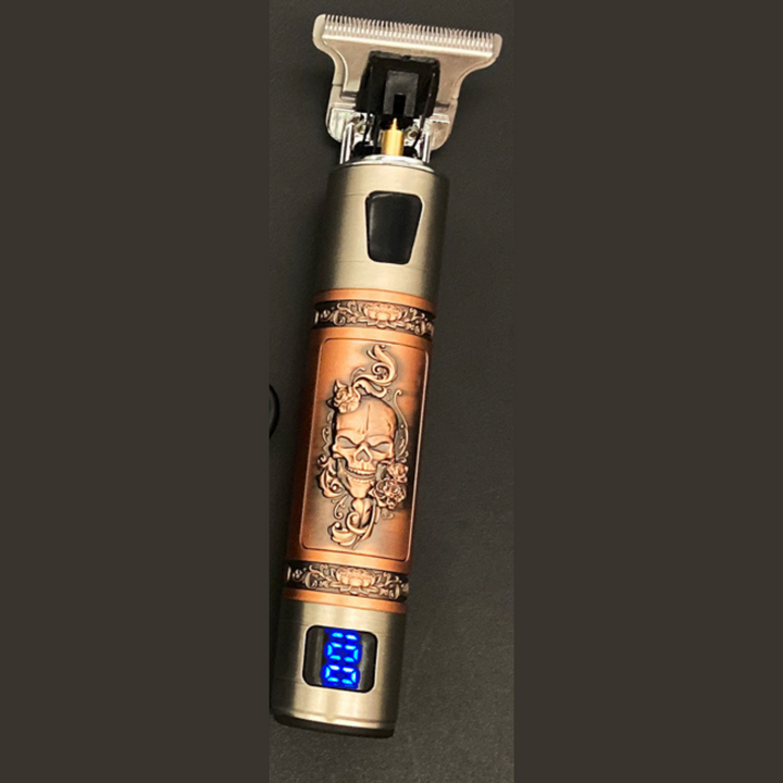 Vintage Rechargeable Beard Trimmer with Attachments Bowlift