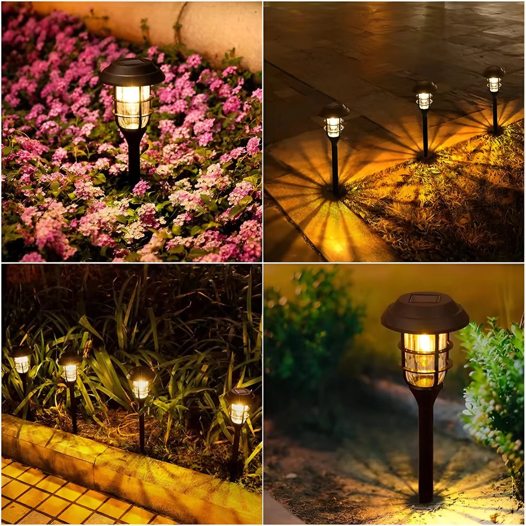 SolarGlow – Solar Garden Light Set (6-Pack)