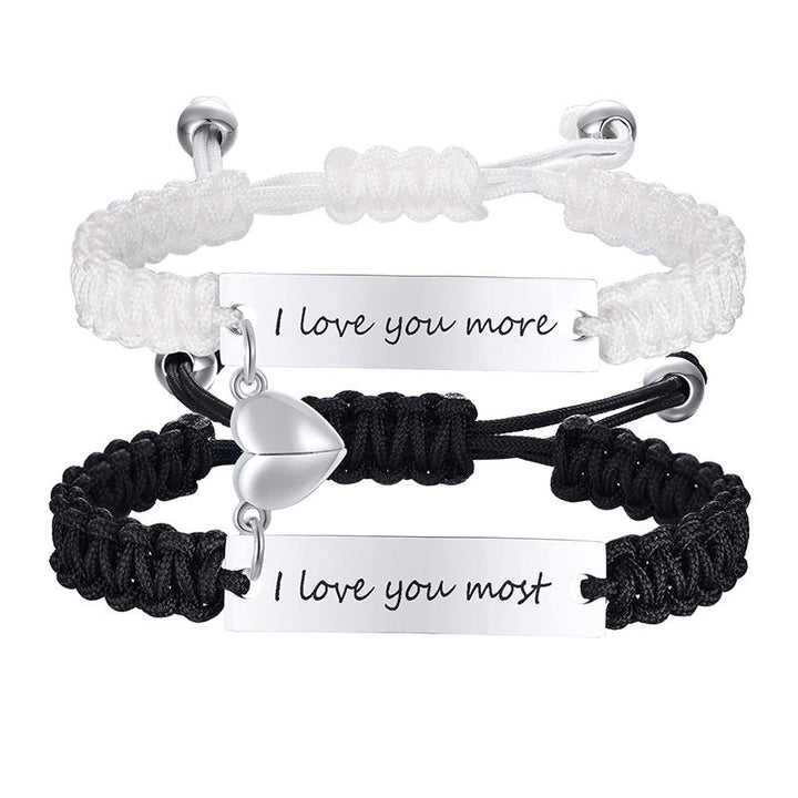 BowLift | Magnetic Couple Braided Bracelets