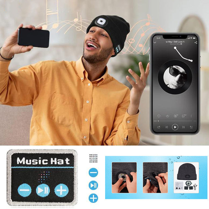 BowLift | LED Light Bluetooth Warm Hat