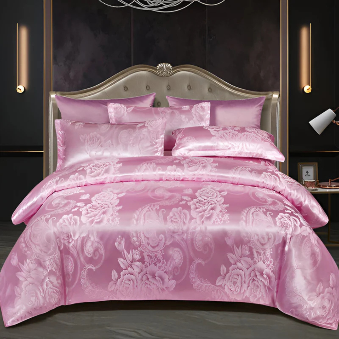 BowLift | Luxury Satin Duvet Cover with Pillowcases – Silky Soft & Breathable Bedding