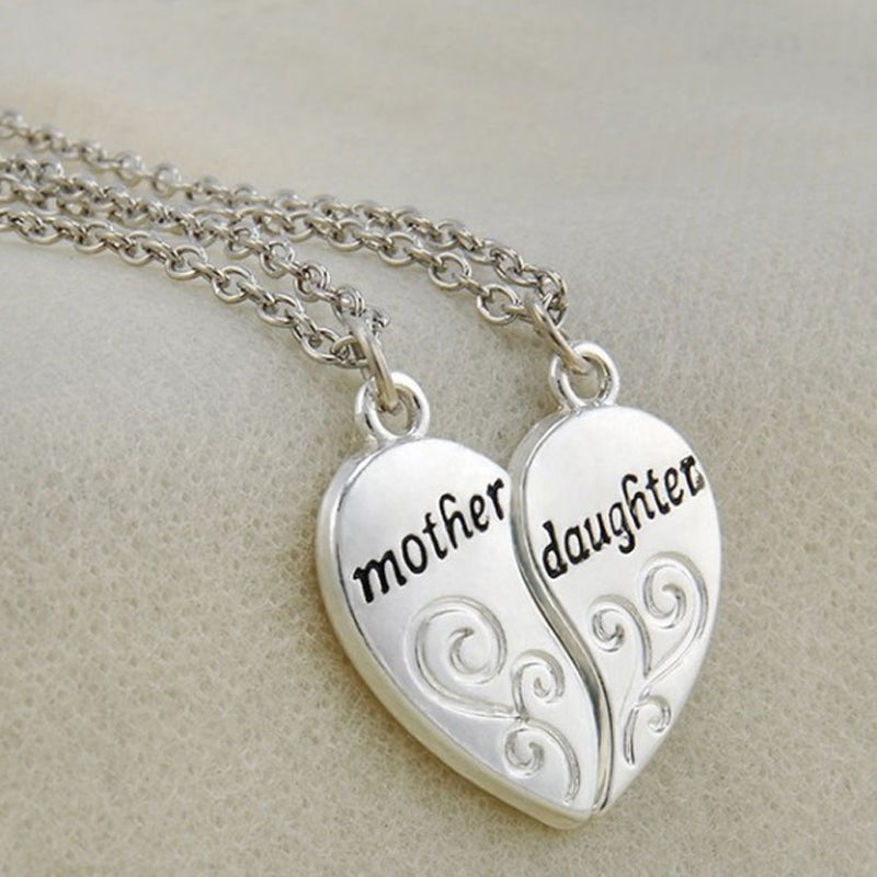 BowLift | Mother and Daughter Heart Necklace