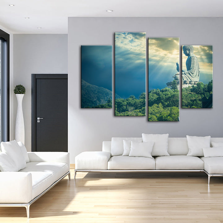 Secret Sky 4 Piece - Canvas Wall Art Painting | Bowlift