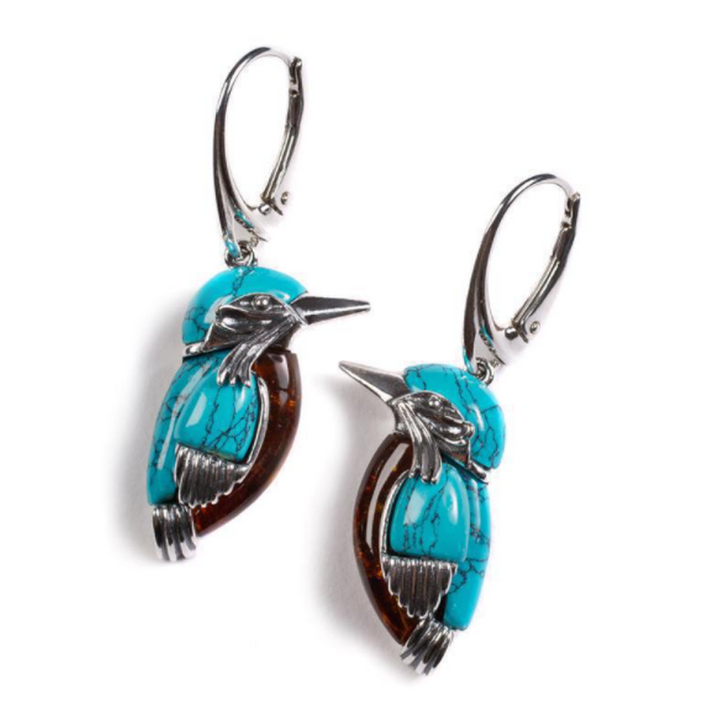 BowLift | Vintage Turquoise Bird Earrings