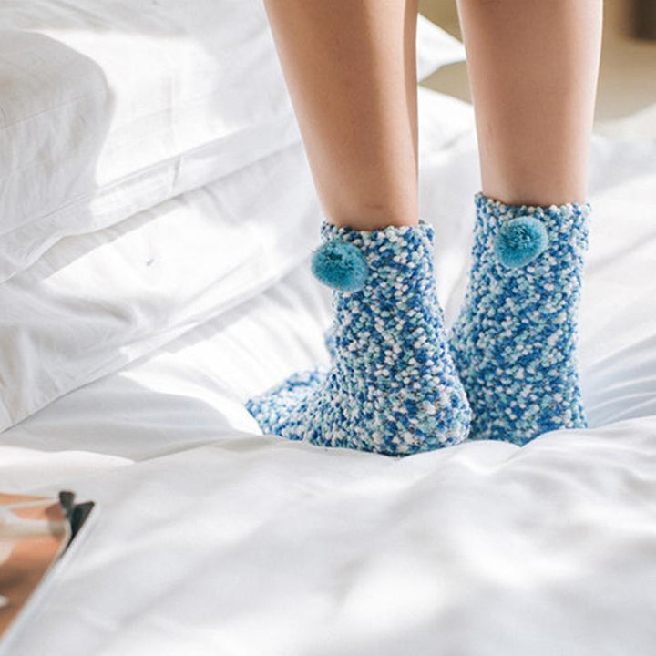BowLift | Coral Fleece Cupcake Socks