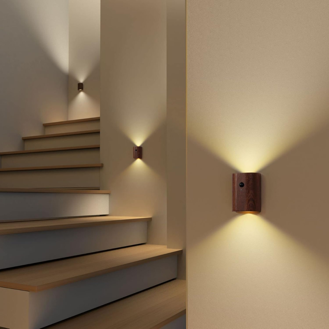 BowLift | Rechargeable LED Wall Light with Motion Sensor – Warm White