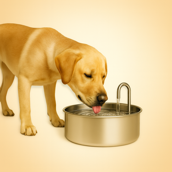 BowLift | Pet Water Fountain Stainless Steel Anti-Bacterial Pet Drinking Bowl
