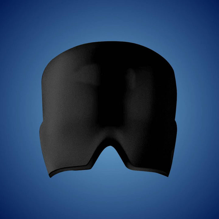MigraSoothe Gel Hood Instant Headache and Migraine Relief | Cooling Comfort, Pressure Therapy & Light Blocking for Anytime Use Bowlift