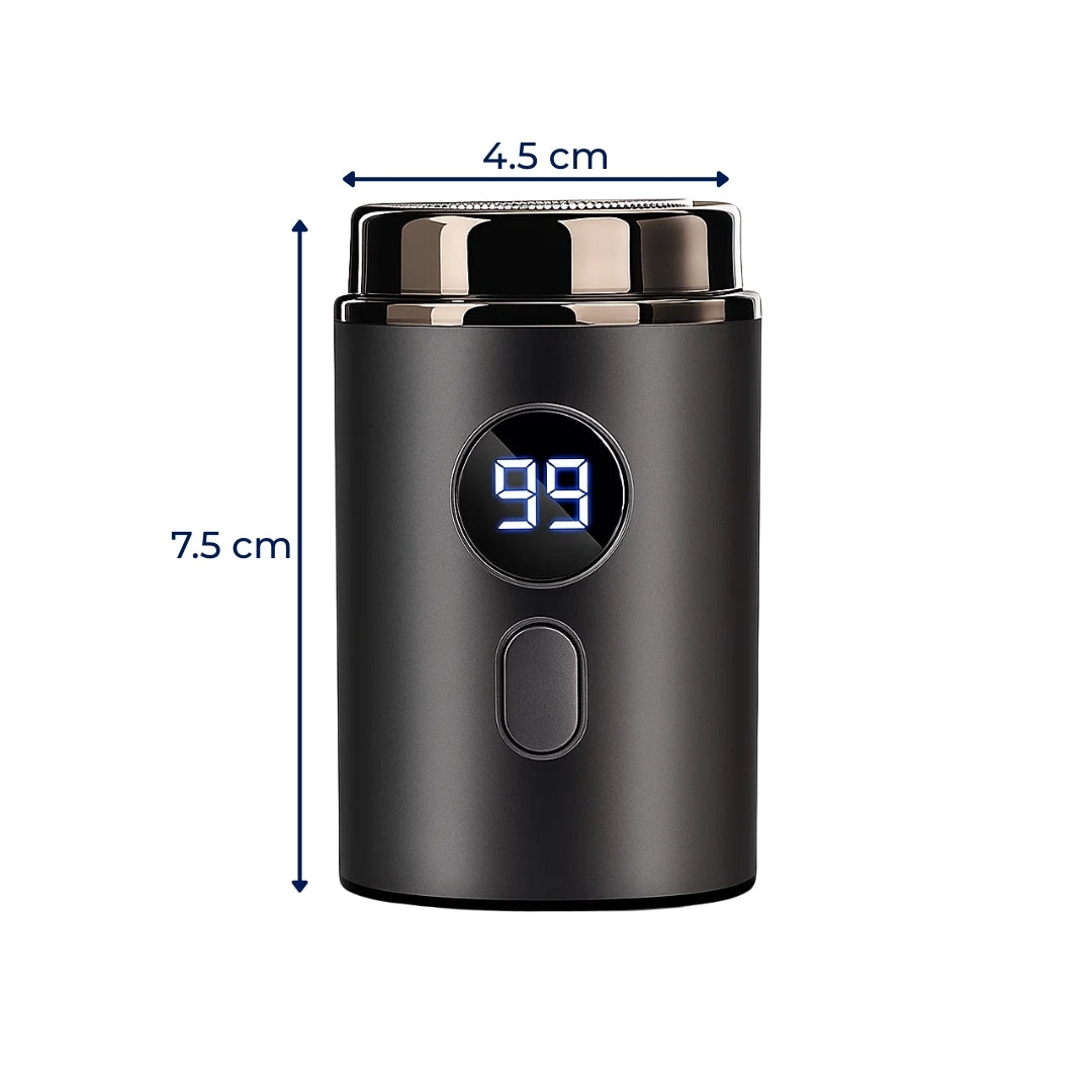 Compact USB Shaver – Waterproof IPX7 – Smooth Portable Grooming for Men with Close Shave Comfort Bowlift