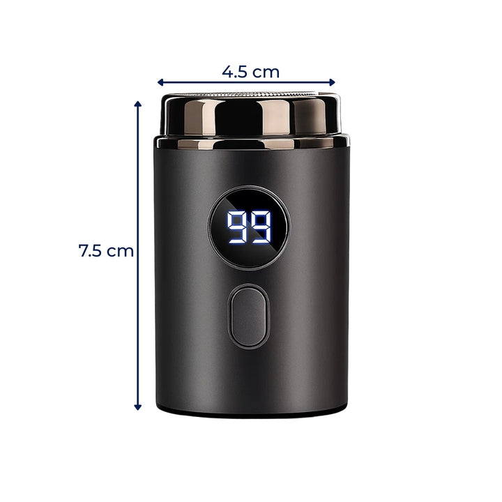 Compact USB Shaver – Waterproof IPX7 – Smooth Portable Grooming for Men with Close Shave Comfort Bowlift