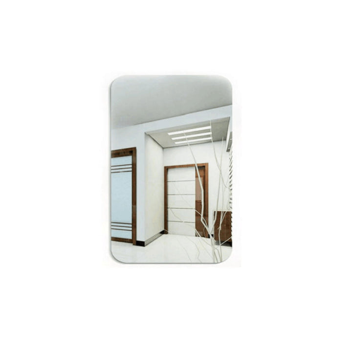 Oval Rectangle Mirror Sticker | Bowlift