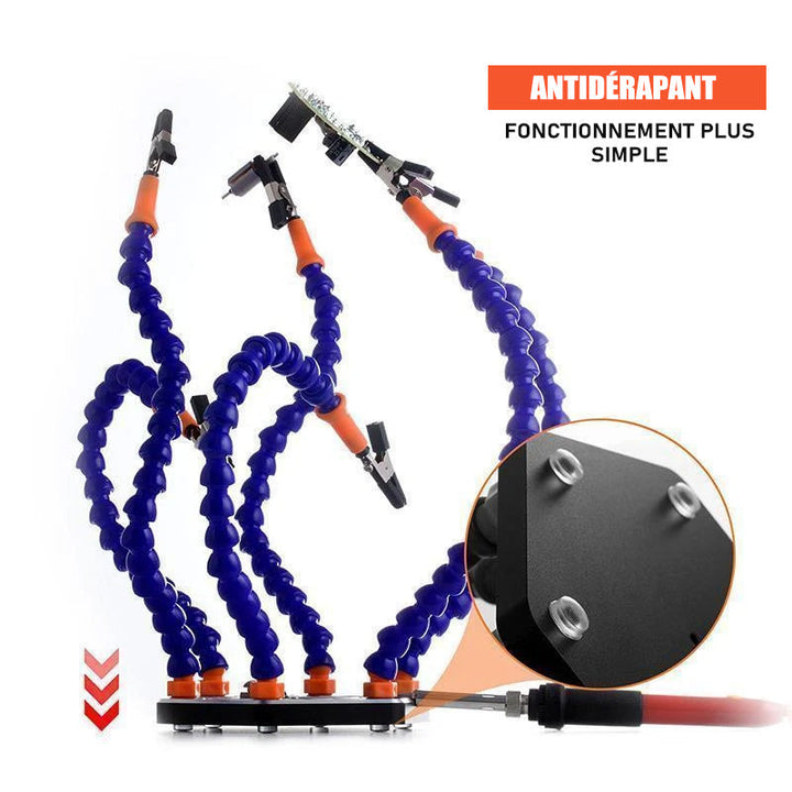 Aluminum alloy sweat base with flexible arms | Bowlift