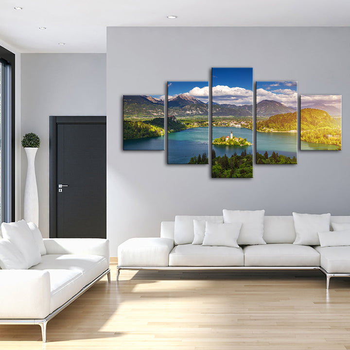 Peace Of The Land 5 Piece - Canvas Wall Art Painting | Bowlift