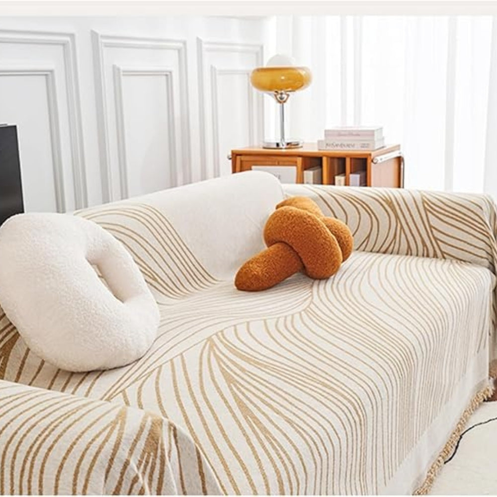 BowLift | Calista Wave Chenille Sofa Cover